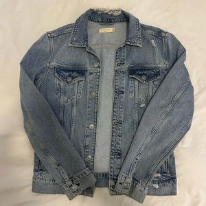 Allsaints Distressed Denim Jacker